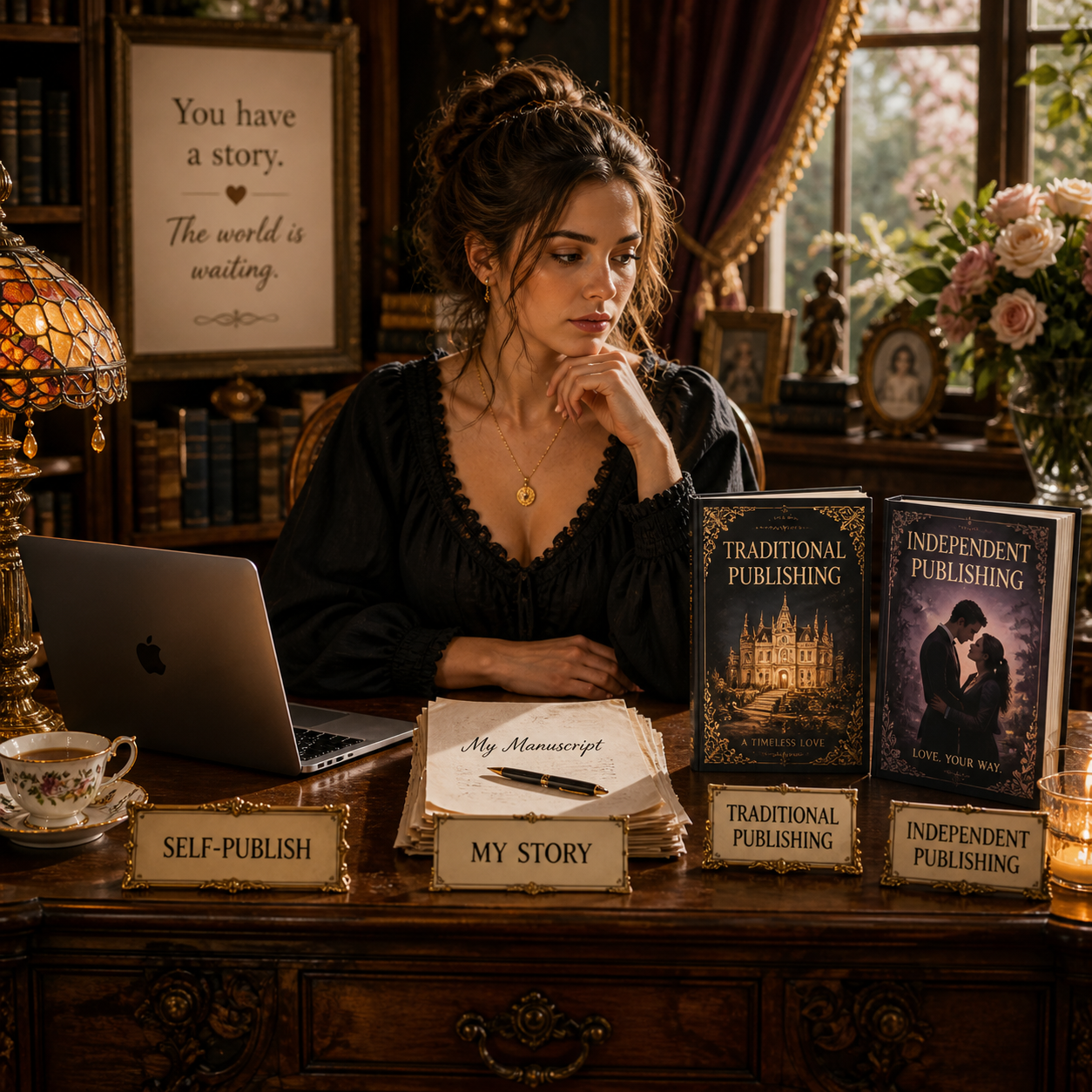 Self-Publishing vs. Traditional Publishing for Romance Authors
