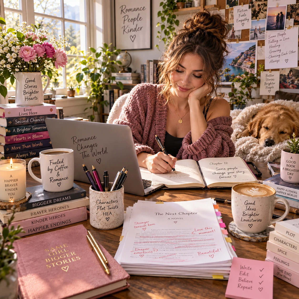 Behind the Scenes: A Day in the Life of a Romance Author